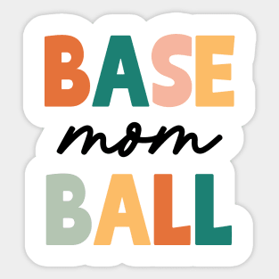 Baseball Mom Sticker